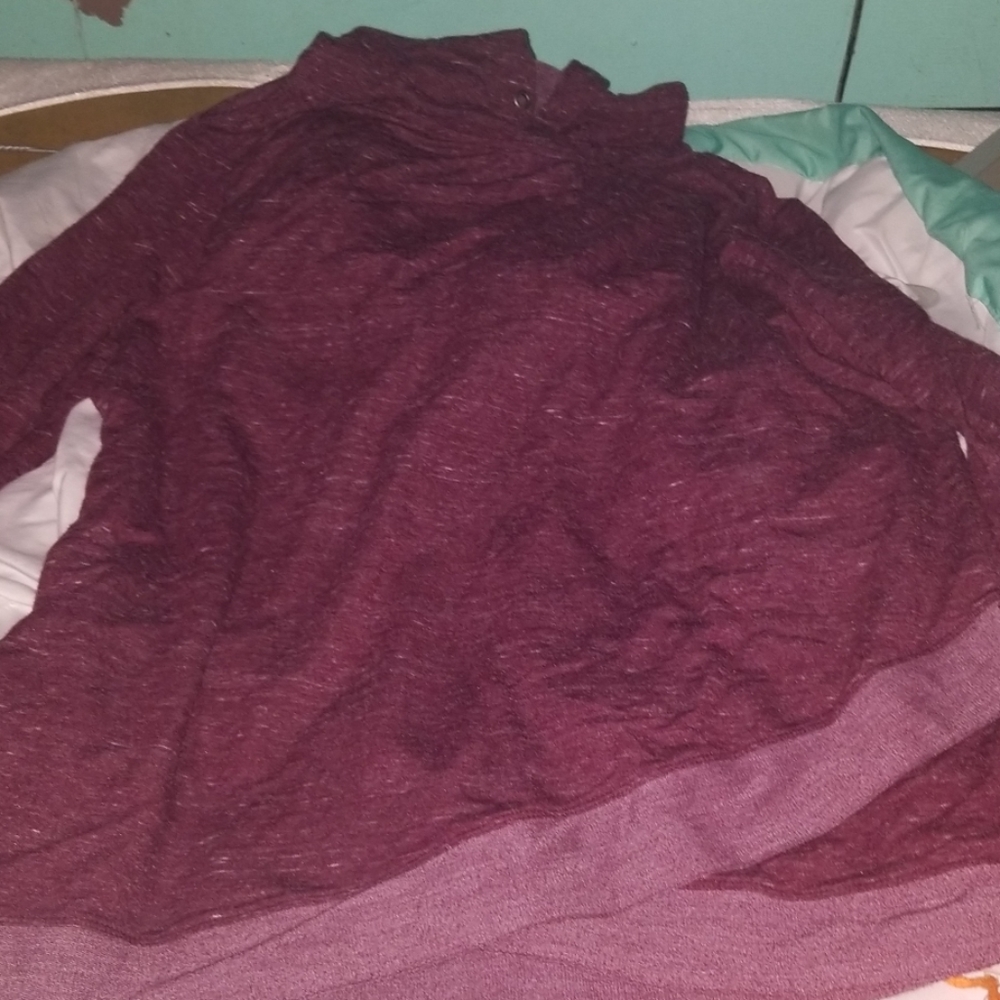 Womens burgundy sweater